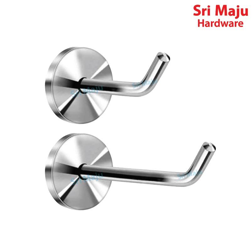 MAJU CH-SSS Solid Stainless Steel Coat Single Hook Hanger Hanging