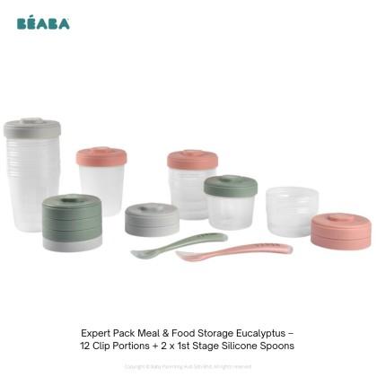 BEABA Multiportions Silicone Baby Food Freezer Trays - 3 oz. / 90ml, 7  Portions