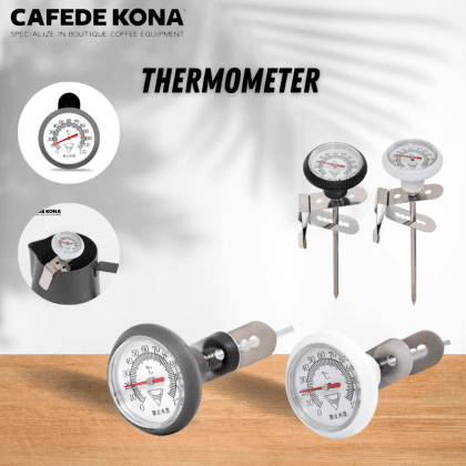 CAFEDE KONA - Electric Milk Frother Handheld Electric Spring Coffee Maker  Blender