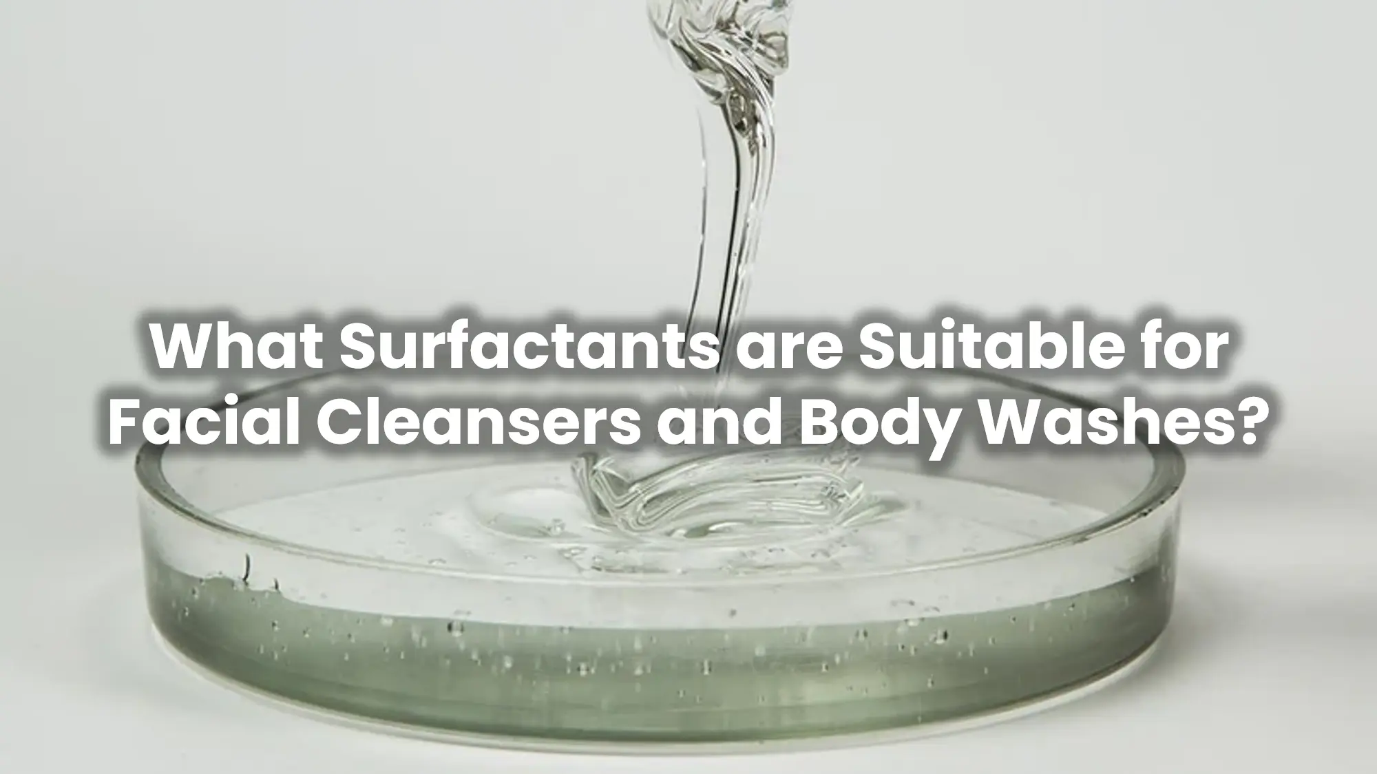 What Surfactants are