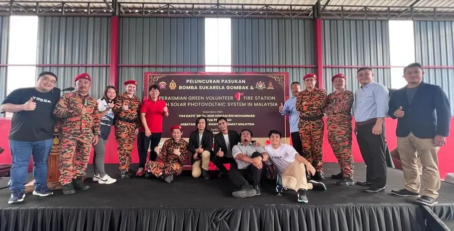 Launch of Balai Bomba Sukarela Gombak, Malaysia’s first green volunteer fire station with a solar photovoltaic system