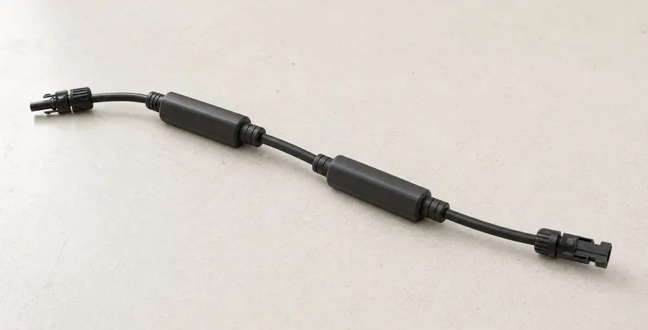 Sunkean copper-to-aluminium PV jumper harness with factory-fitted Cu-Al connector, InverPower Malaysia