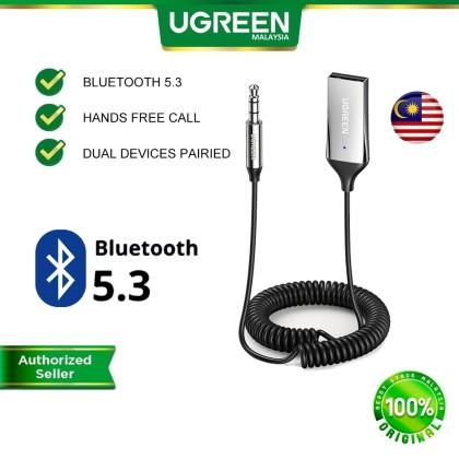 UGREEN Car Bluetooth Aux Adapter 3.5mm Bluetooth Receiver 5.0 for