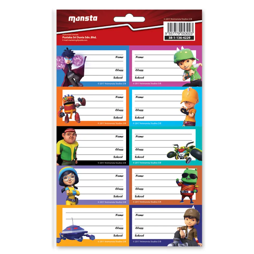 Boboiboy School Book-2