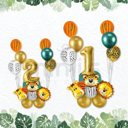 4pcs Woodland Animals Balloons Huge Fox Foil Balloons For Baby Shower  Birthday Woodland Jungle Forest Theme Party Decorations Supplies