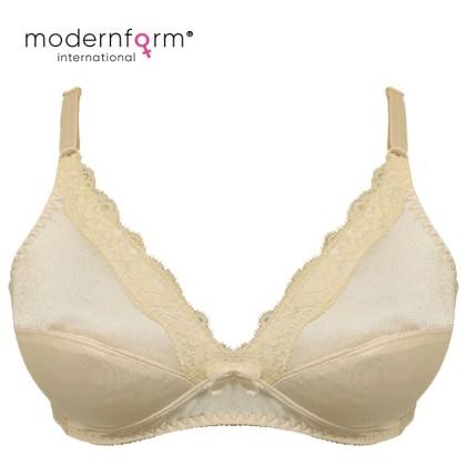 Modernform Bra Cup A with Fashionable Upper Lace Design Non-wired