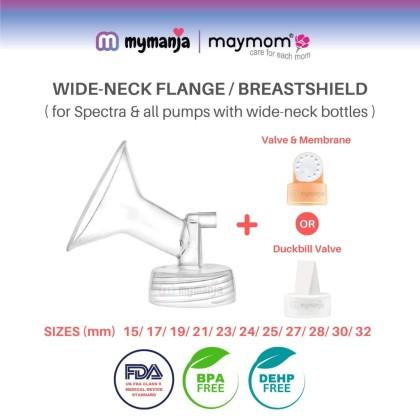 Maymom Flange for Spectra (Wide-Neck), 1pc (12 Sizes)