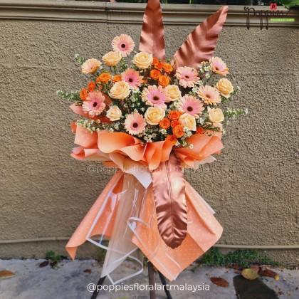 Money Bouquet, Soap Rose, Money Rose, Carnation Flower Basket KL