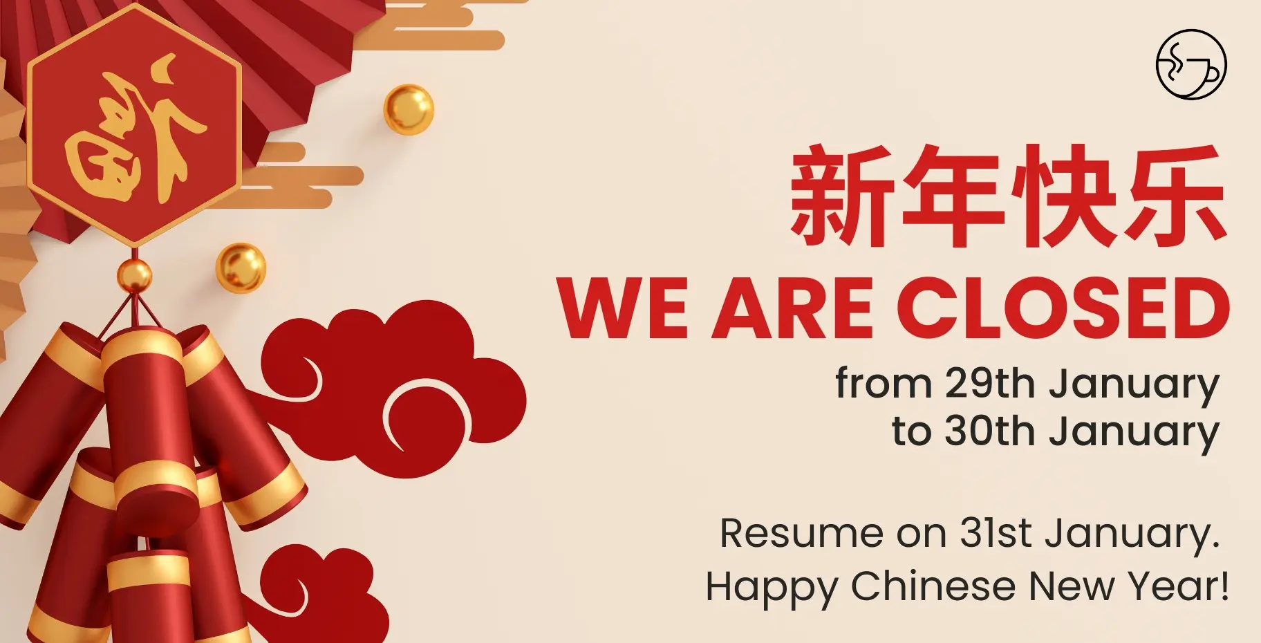 We Are Closed for Ch
