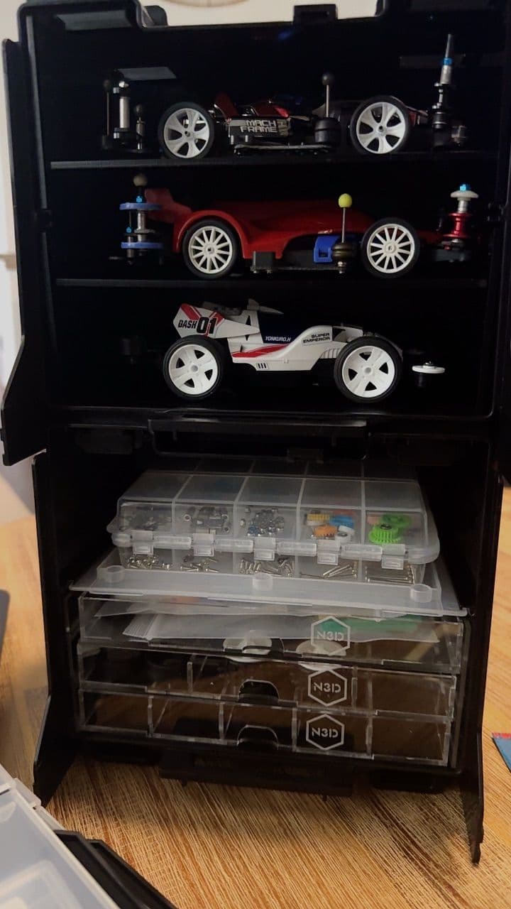 ミニ四駆　ポータブルピット　ブラック　アジアチャレンジ　TMAC 95671 船便】ミニ四駆 ポータブルピット ブラック TMAC 限定盤 | mini4good