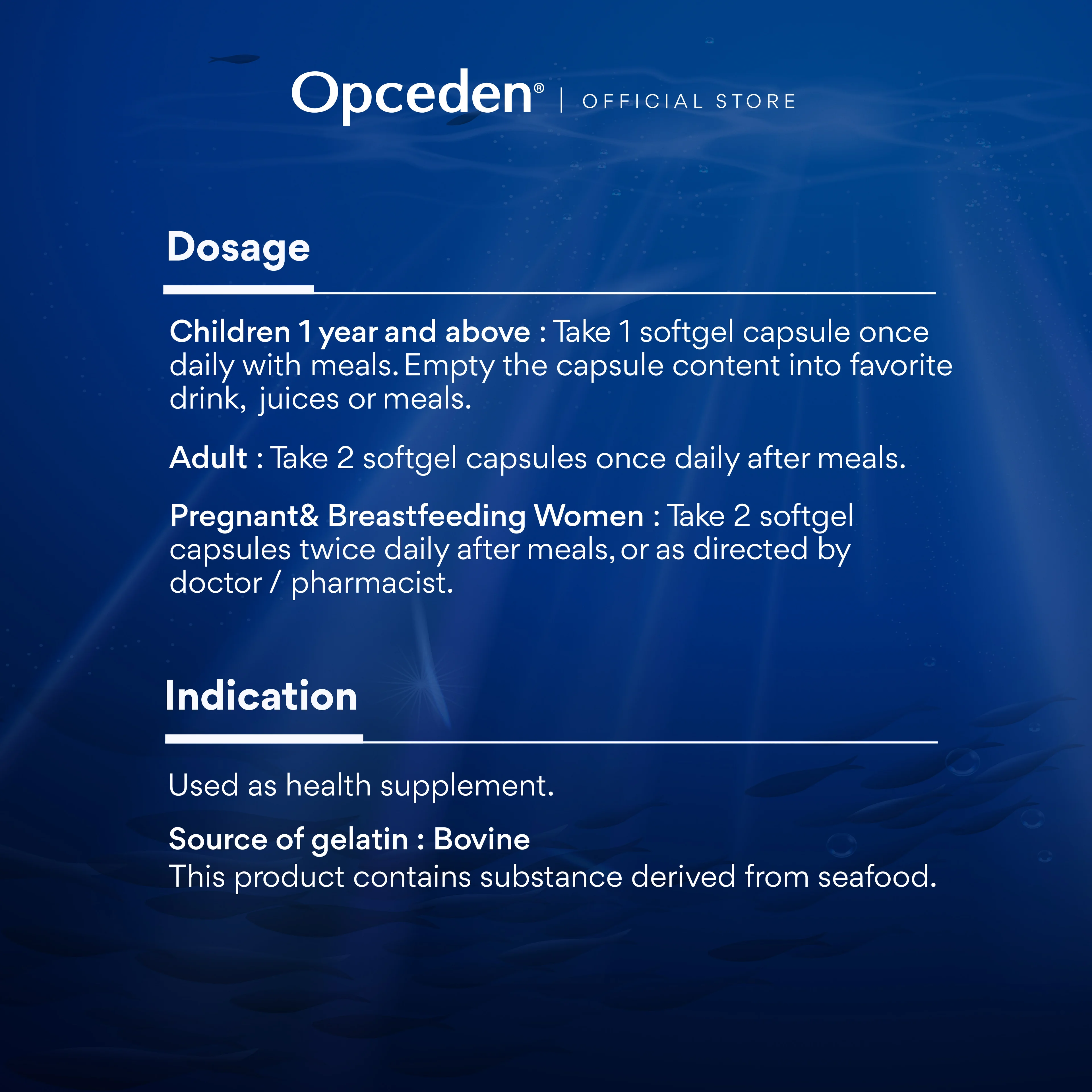 Opceden Omega-3 TG D