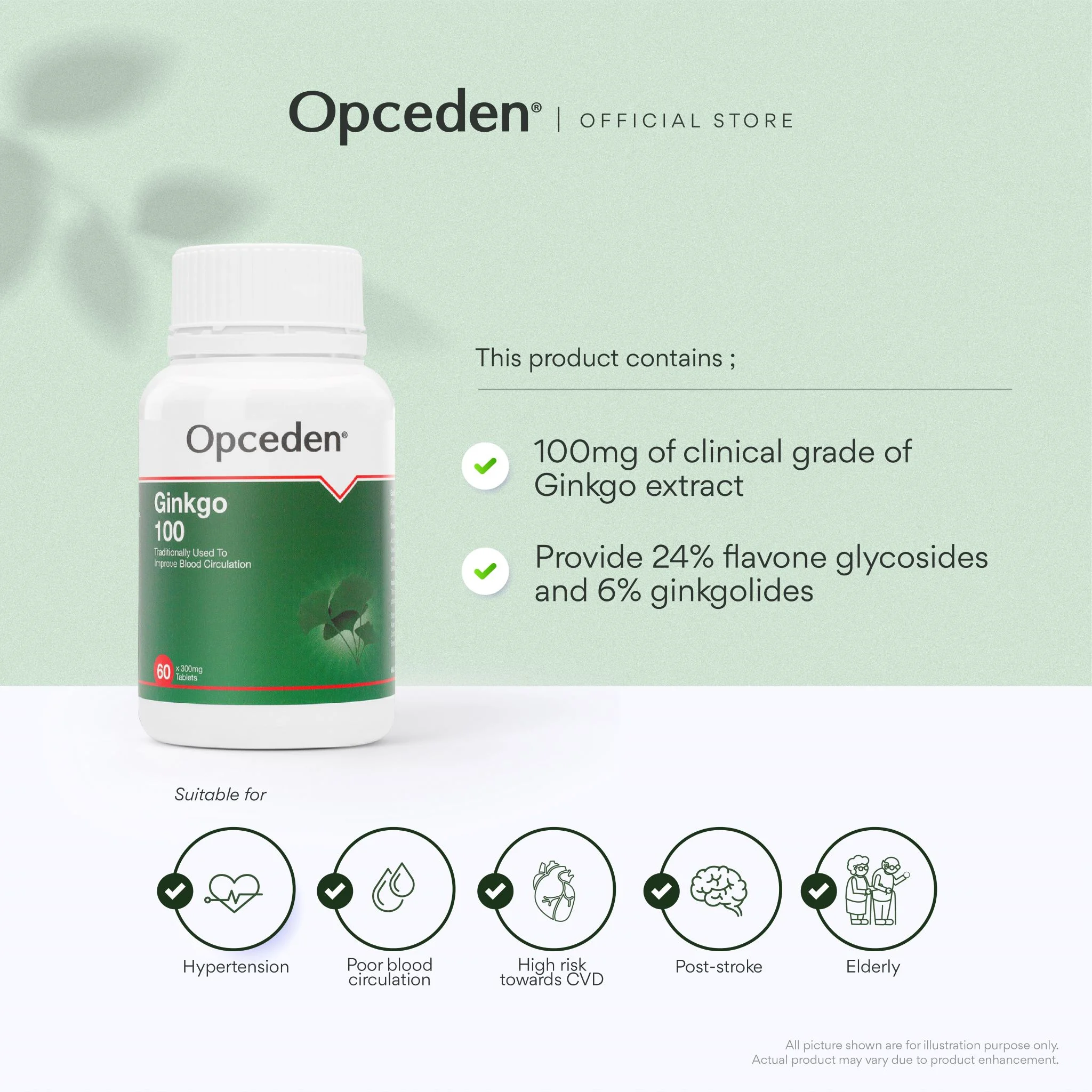 Opceden Ginkgo 100 (