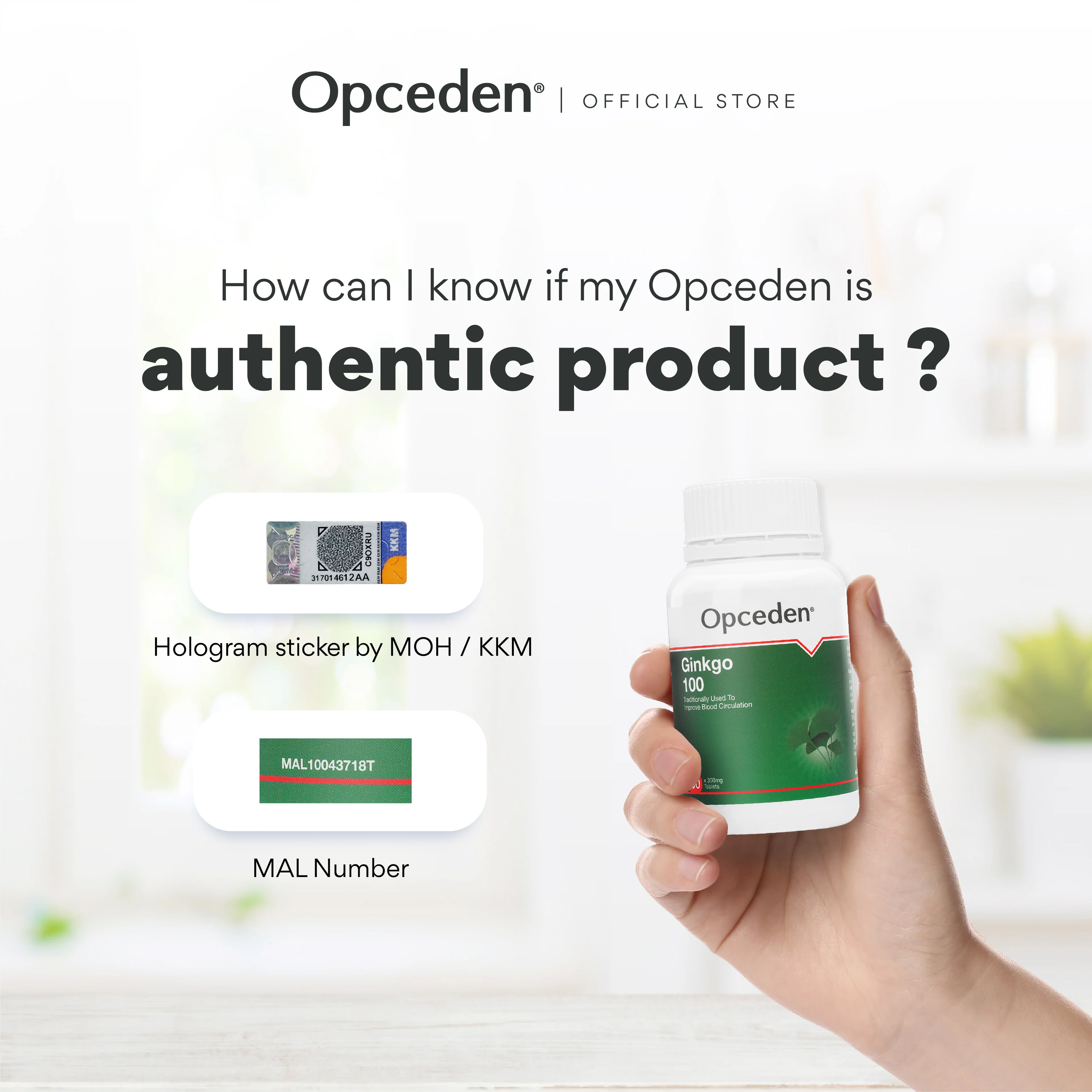 Opceden Ginkgo 100 (