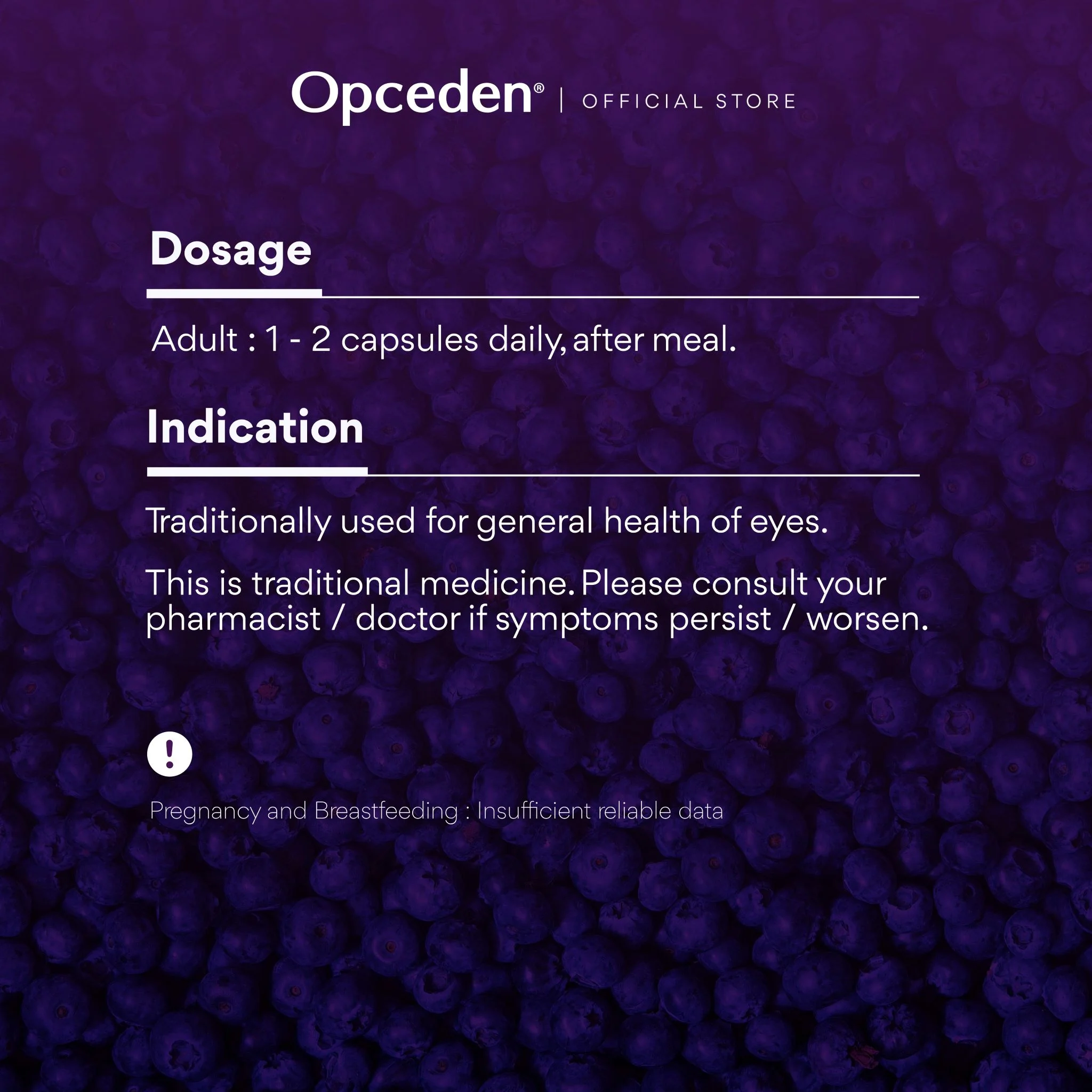 Opceden Bilberry Eye