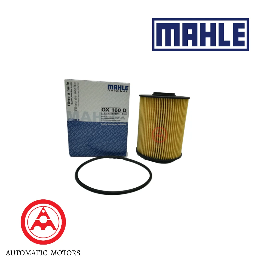 Mahle Oil Filter V6 Porsche Cayenne 9PA 92A-3.2 3.6 VW-7LA 7L6 7L7-3.2/3.6 AUDI-Q7-4L-3.6FSI 95510756100 OX160D 02111556