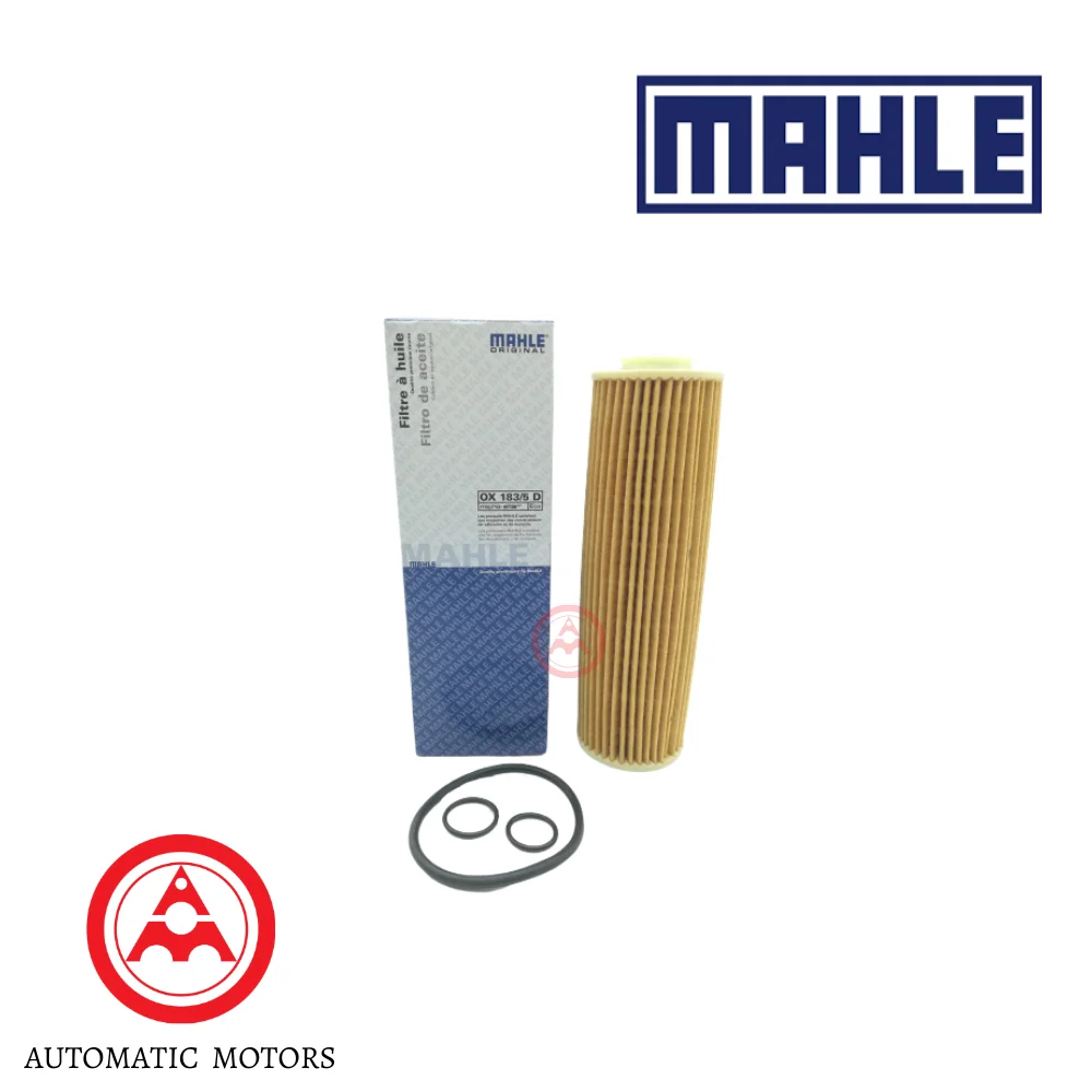 Mercedes Benz Mahle Oil Filter M271-CGI 2711800409 2711800509 2711800309 OX183/5D 2711840425 2711840325 E207HD221