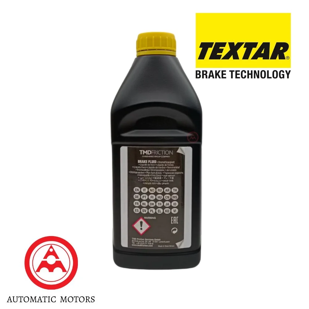 Textar High Performance 1 Litre Dot4 Yellow Brake Fluid 0009890807 0009895605 95002200
