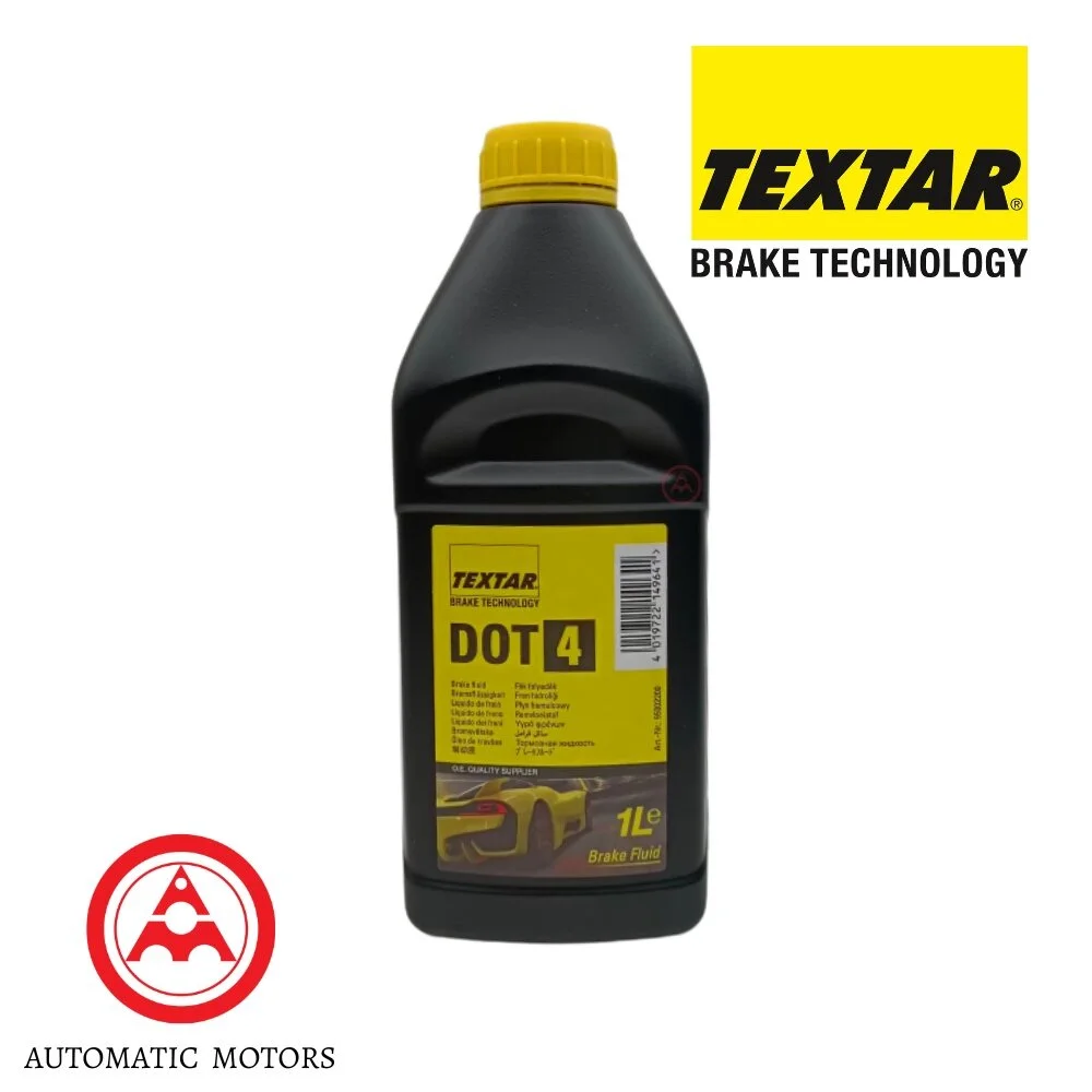 Textar High Performance 1 Litre Dot4 Yellow Brake Fluid 0009890807 0009895605 95002200