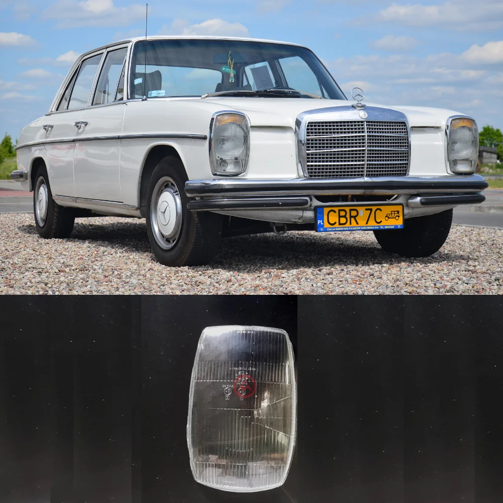 Mercedes Benz Hella Headlight Lens W115 W114 0008269990