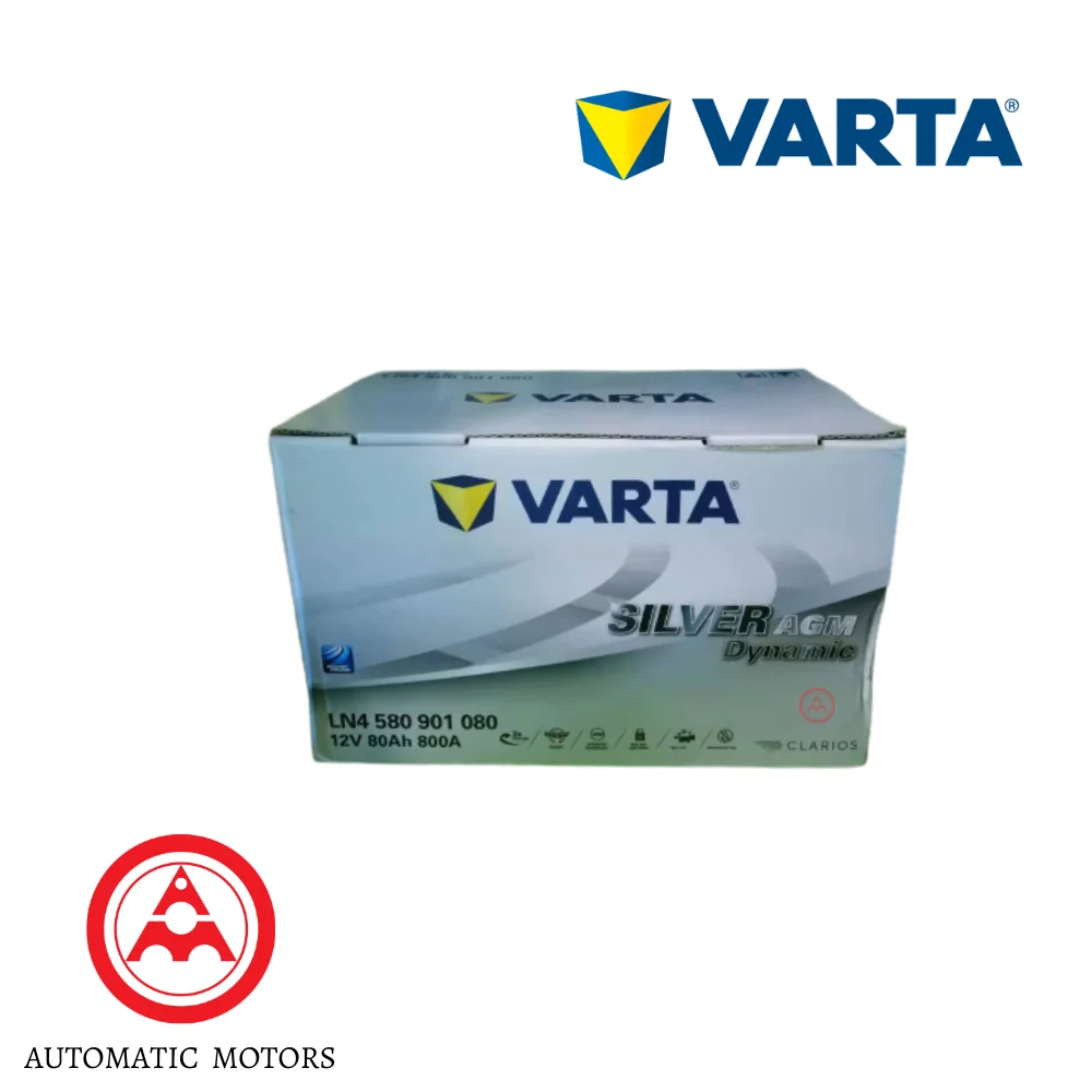 Mercedes Benz Varta Din80 Battery 12V80AH Agm W207 W204 W212 W176 W213 0009822108/26 0019828108 0019820208 LN4580901080