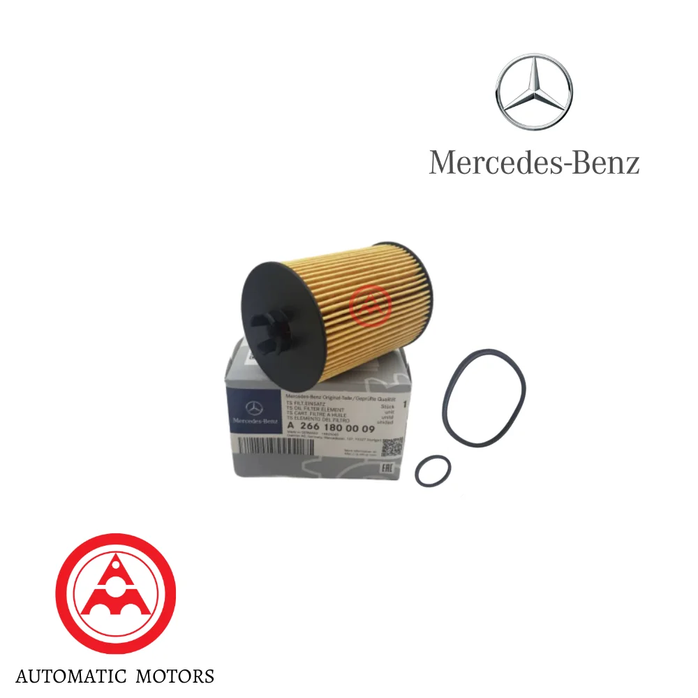 Original Mercedes-Benz Oil Filter M266 W169 W245-P 2661800009 E146HD108 OX382D 2661840325 0143220012