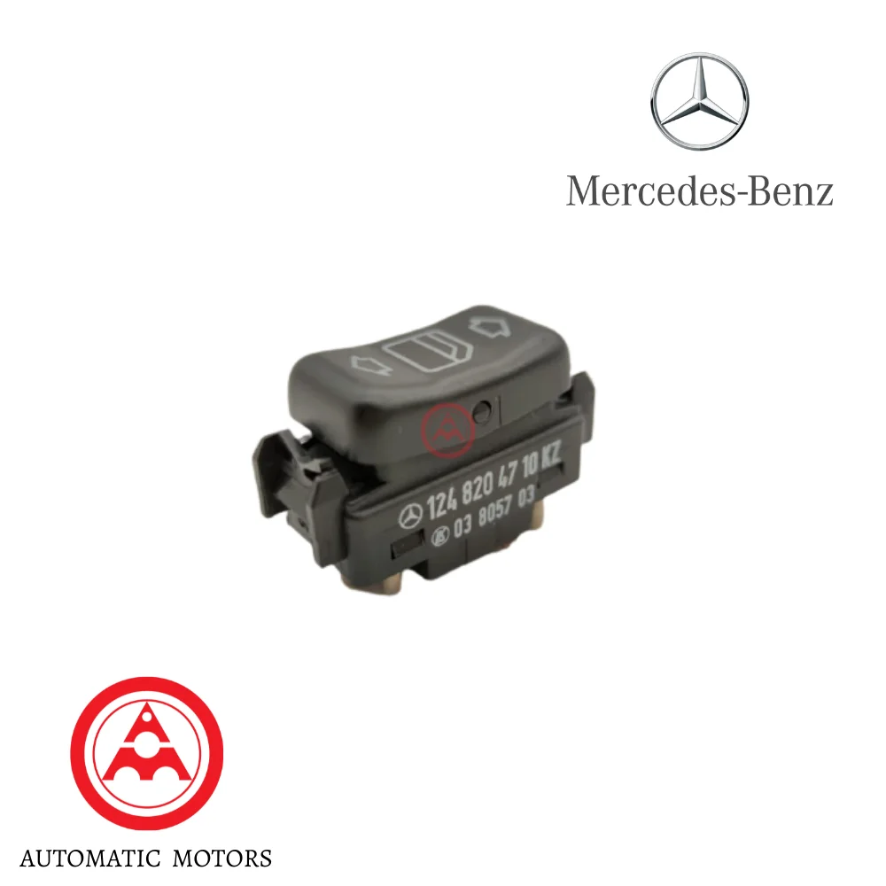 Original Mercedes Benz Rear Power Window Switch Left Side 6 Pin 1248204710
