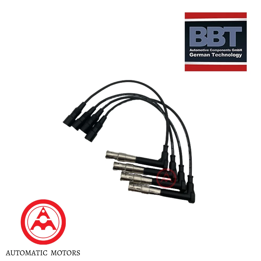 Mercedes Benz Bbt Plug Cable Set M111 UTE>94 W124-E200/220 W202-C200-UTE 4Pc ZEF642 ZK0435