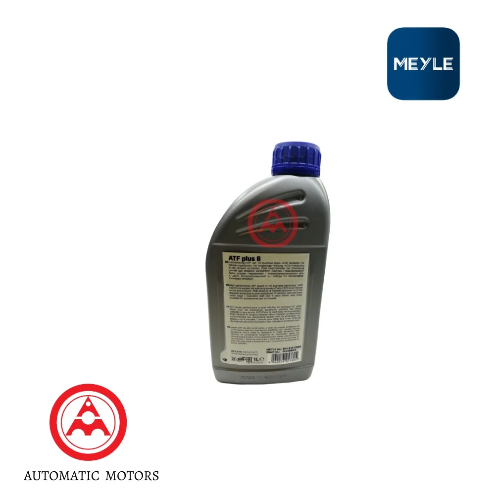 Bmw 6 Speed E60 E90 E65 Meyle Automatic Transmission Oil 1Litre Atf Plus 6 6HP 83220144137 83220142516 0140192900