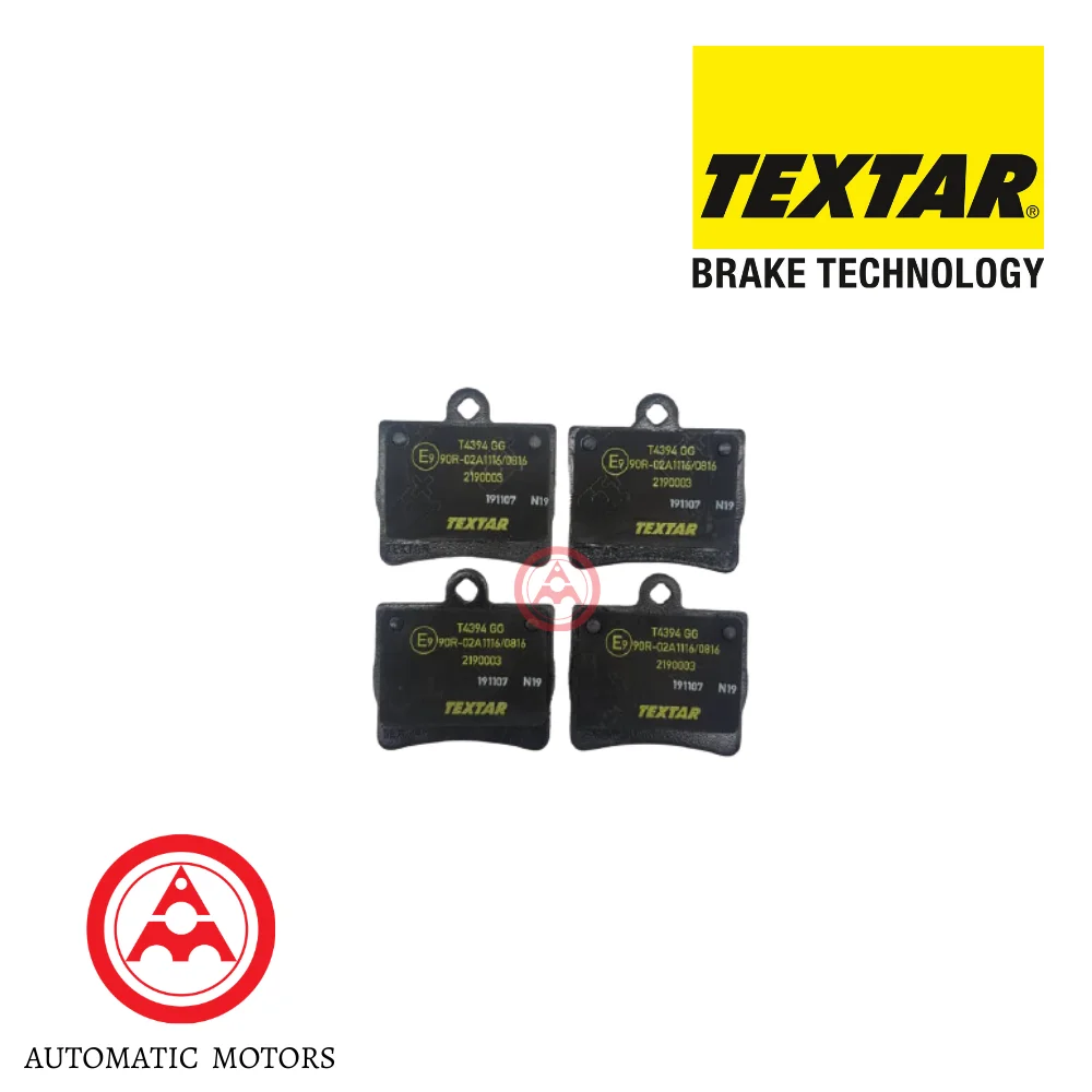 Textar Rear Brake Pad Set Mercedes Benz W202 FC97 1-Pin 2190003 13046040602 0054201820 0024205120