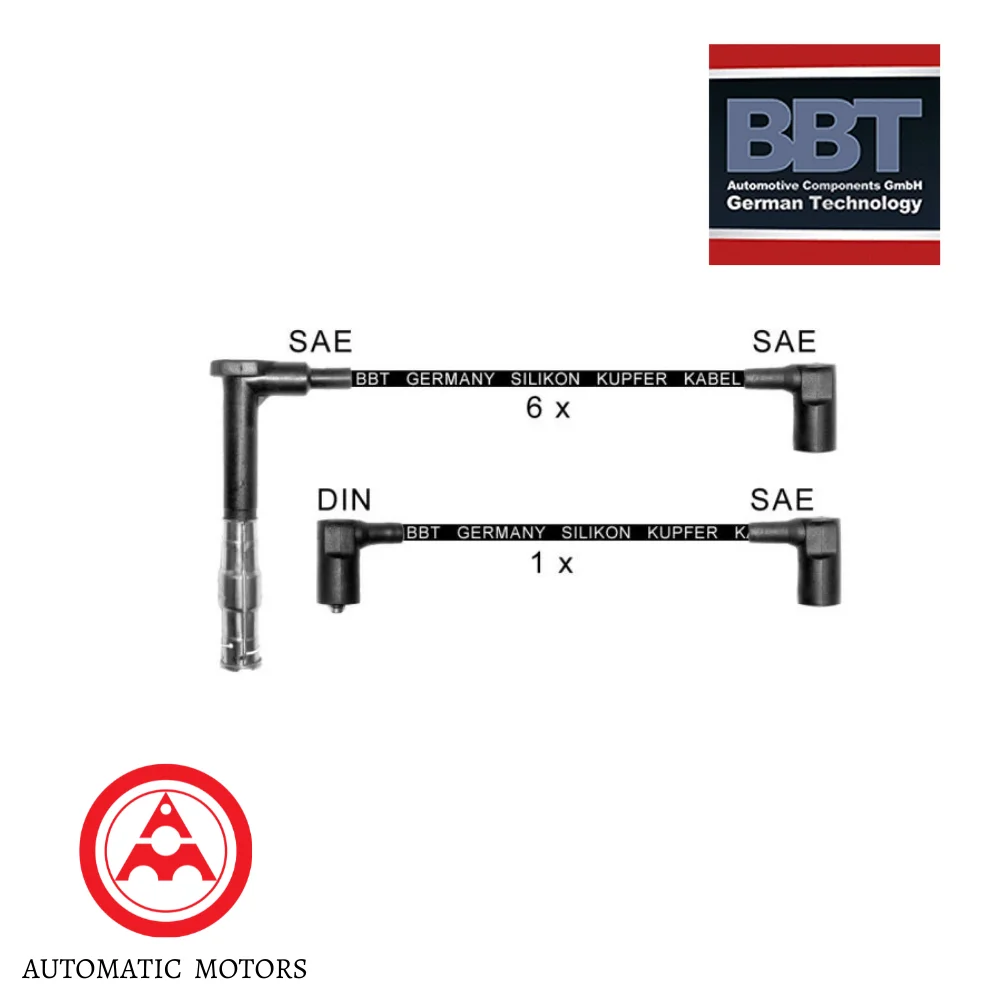 Mercedes Benz Bbt Plug Cable Set M104-980 981 99024V-UTE>95 7Pcs Oe-Type ZEF597 ZK0434