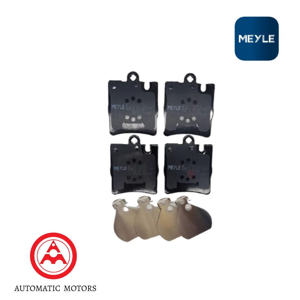 Mercedes Benz Meyle Rear Brake Pad SET W210 V6-E240/280 98> W203 C240/270 1-PIN 0034202820 0034205220 0024205220