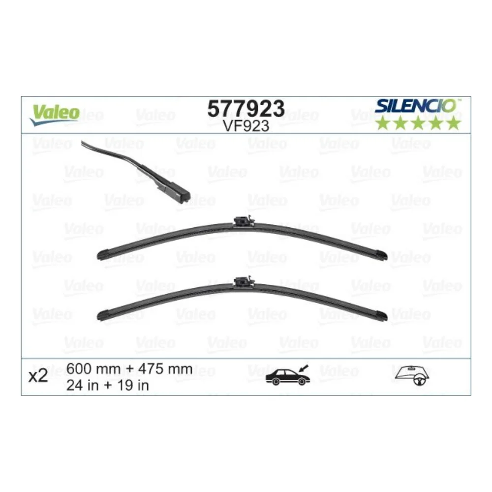 Mercedes Benz Valeo Front Windscreen Wiper Blade Set W176 W117 W156-Fc 1768204400 3397014205 577923