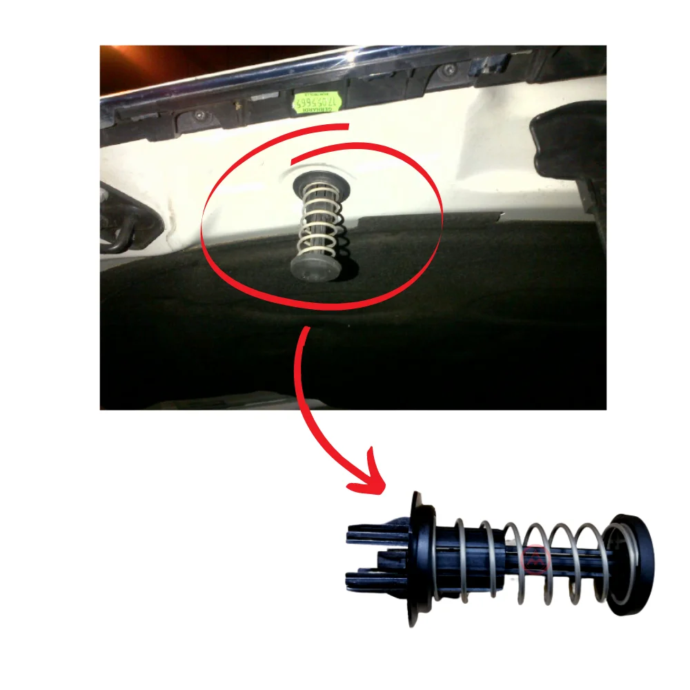 Original Mercedes Benz Bonnet Stop Spring W253 2538800027