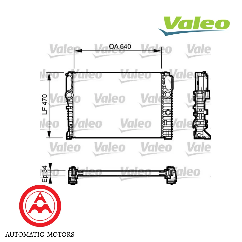 Mercedes Benz Valeo Radiator W211 E200K/270CDI 2115000202 2115003102 2115002302 732870 717072