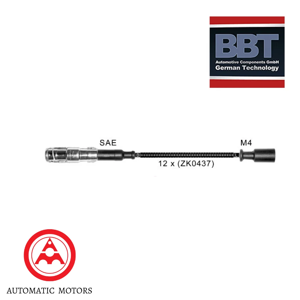Mercedes Benz BBT Plug Cable Set M112 V6 [12 Pcs] ZEF1442 ZK0437 [112-150-0118 + 112-150-0218]
