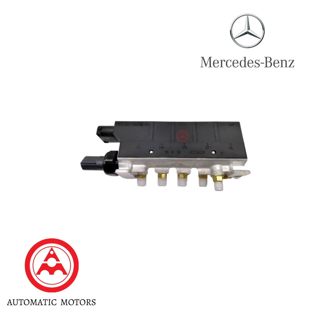 Original Mercedes Benz Hydraulic Air Compressor Pump Distributor Valve Block W220 FC W211 6-Pipe Hole Made In Germany 22