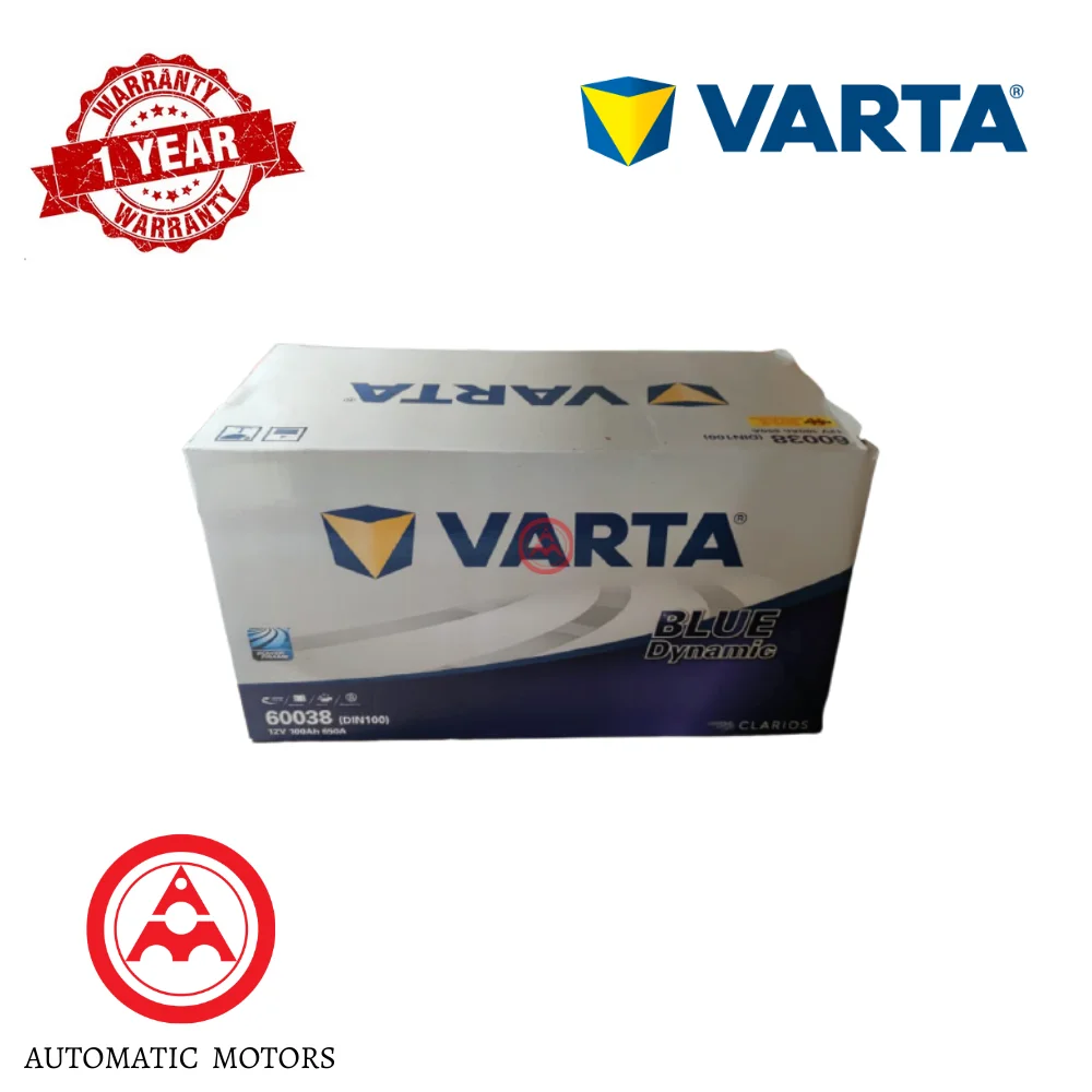 Mercedes Benz Varta Battery 12V100AH 650CCA DIN100 W203 W210 W211 W219 W209 W208 W202 W201 W126 W124 0009823308 00554125