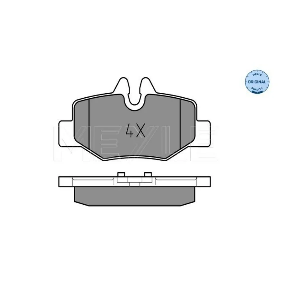 Mercedes Benz Meyle Rear Brake Pad Set Vito W639 0252400817 0064204420 0004216210 0014211010 0034208120 2400817714