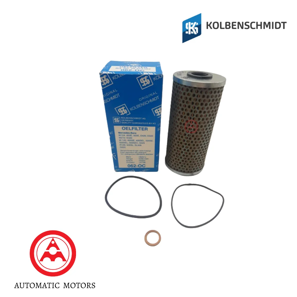 Mercedes Benz Kolbenschmidt Oil Filter M119 W140-S400/420/500 062-OC D25E153H 50013062 1191800009 OX92D