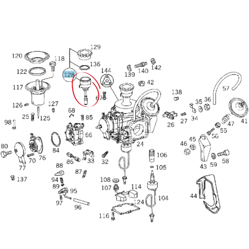 Mercedes Benz Pierburg Carburetor Oil Cap M115 W115-200 W/OIL TUBE BIG-TYPE 0000700268