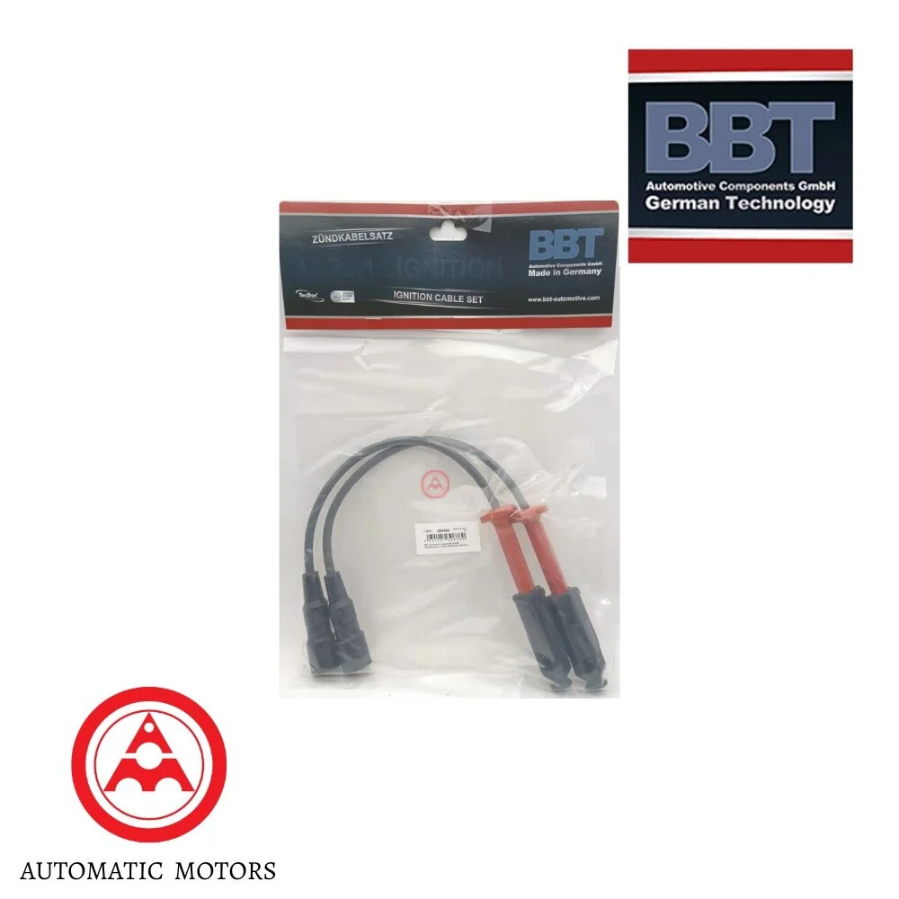 Mercedes Benz BBR PLUG CABLE SET M111 W210-E200/230 [2 PCS] STRAIGHT-SUPP BR983 ZEF983 0300890983 ZK439 ZK0439