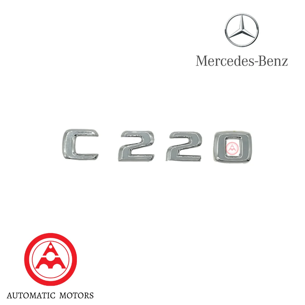 Original Mercedes Benz Boot " C220 " Logo W202 2028171415