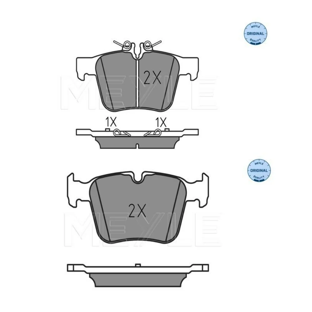 Mercedes Benz Meyle Rear Brake Pad Set W205 0004203602 0084201320 0084201420 0004208200 0252535416 2535301