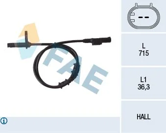 Mercedes Benz Front Wheel Abs Sensor L/R W211 W230 W219 2115402917 2115402317 2115401817 2115401317 78107 45006300