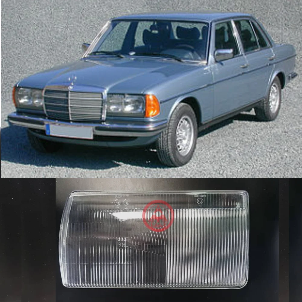 Mercedes Benz Hella Headlight Lens Left Side W123E 1238260990 1305620202