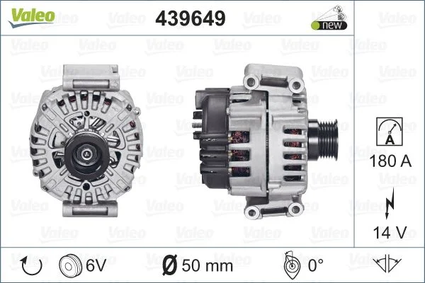 Mercedes Benz Valeo Alternator 180A M272 W212 W221 W251 0131545602 0131543502 0141540402 2721540802 0121715114 439649
