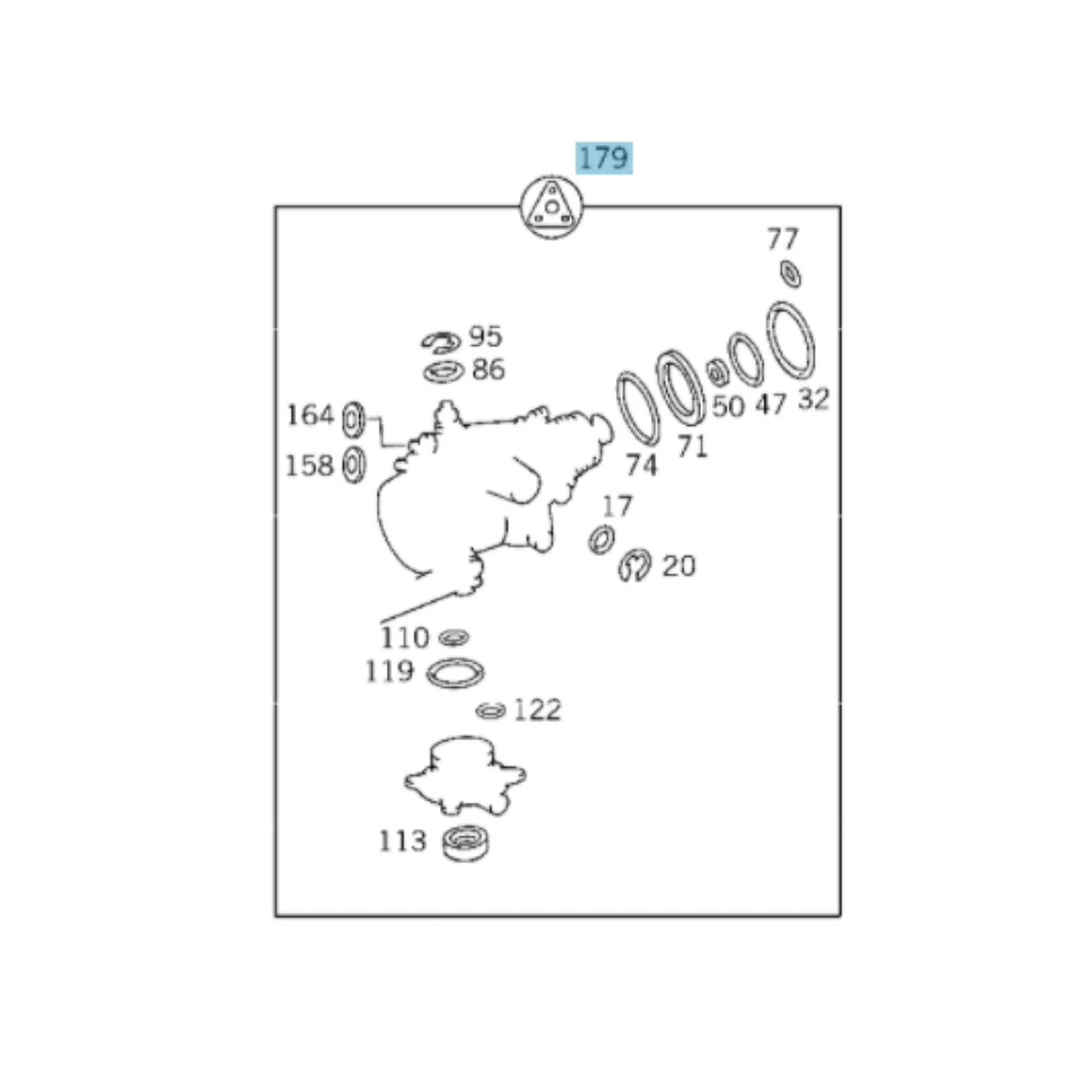 Mercedes Benz Bbr Steering Box Seal Kit W202 W208 W124 260/300 200/230E-90> Chairman 1244600161 1240959 0015002676 02370