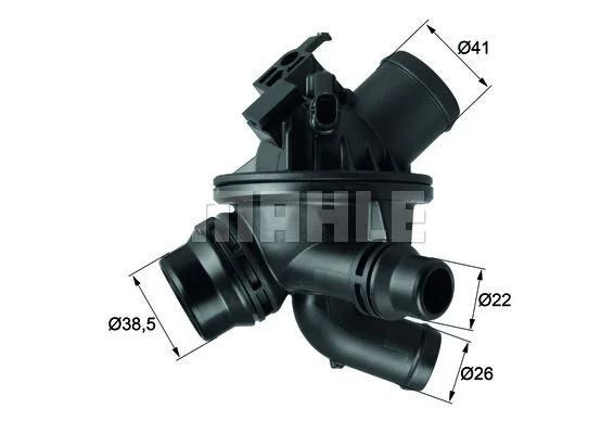 Mahle Thermostat 97C Bmw N53-F10-523 528 530i F01-730 740i N52N-F10-523i 11538671517 11537580627 TM2197