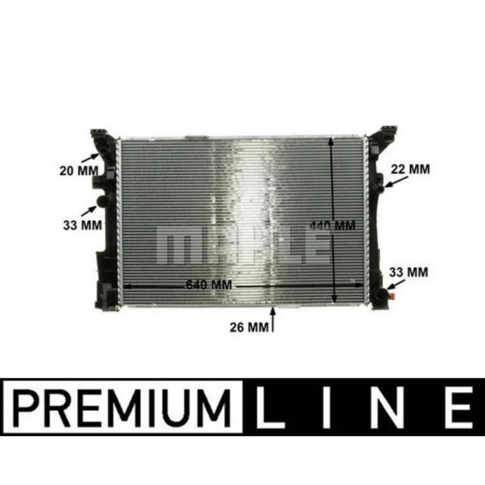 Mercedes Benz Mahle Radiator AA W117/W156/W176/W246-200 2465001303 8MK376924021HE 67187NS 0011017504 0011024946 CR217000