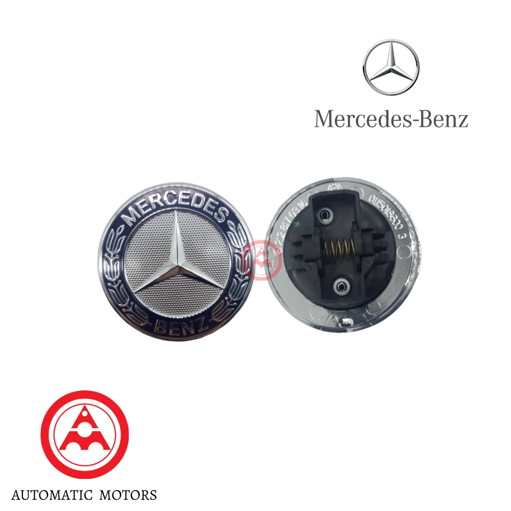 Original Mercedes Benz Bonnet " BADGE " Logo [Blue] W205 W212 W213 2128170316